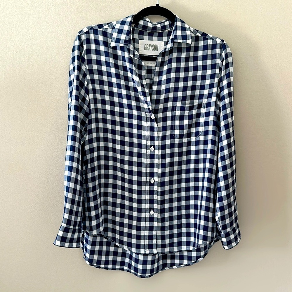 Grayson The Hero Button Down Shirt Long Sleeve Na… - image 1
